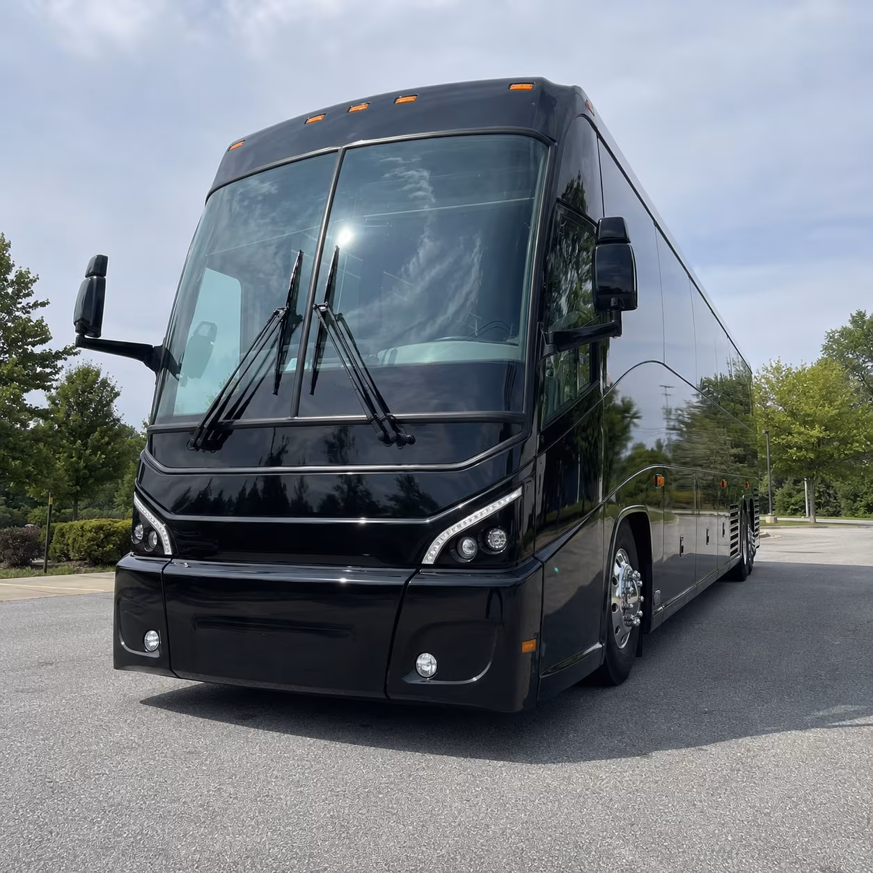 bus rental options for peoria trips