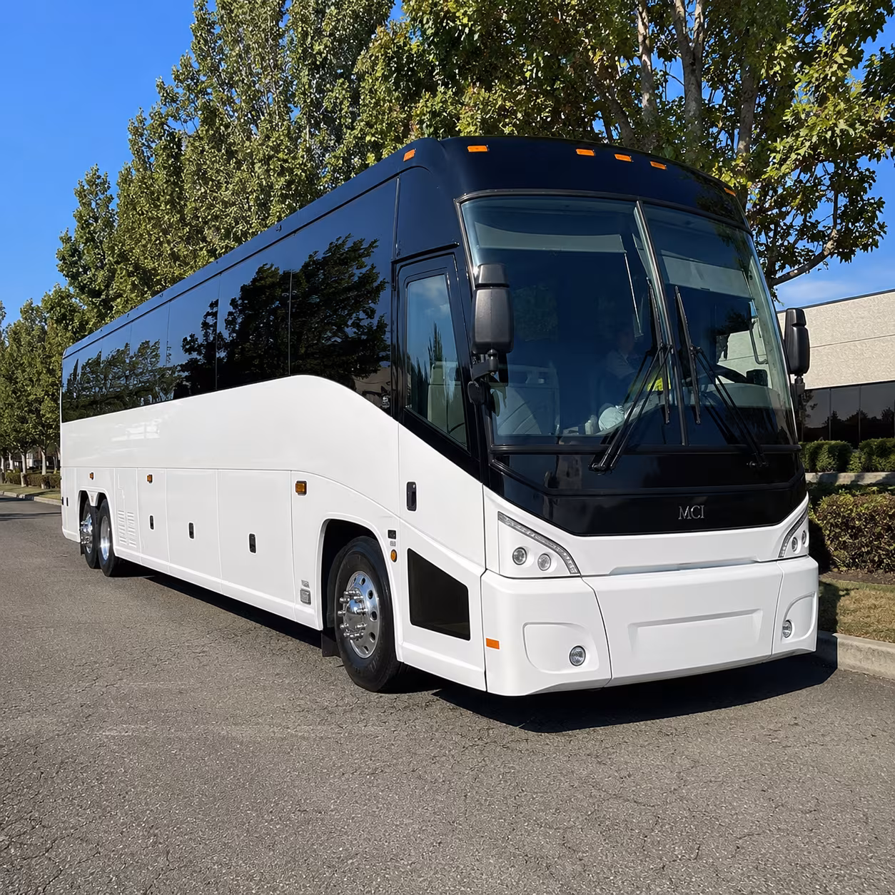 peoria charter bus rental exterior