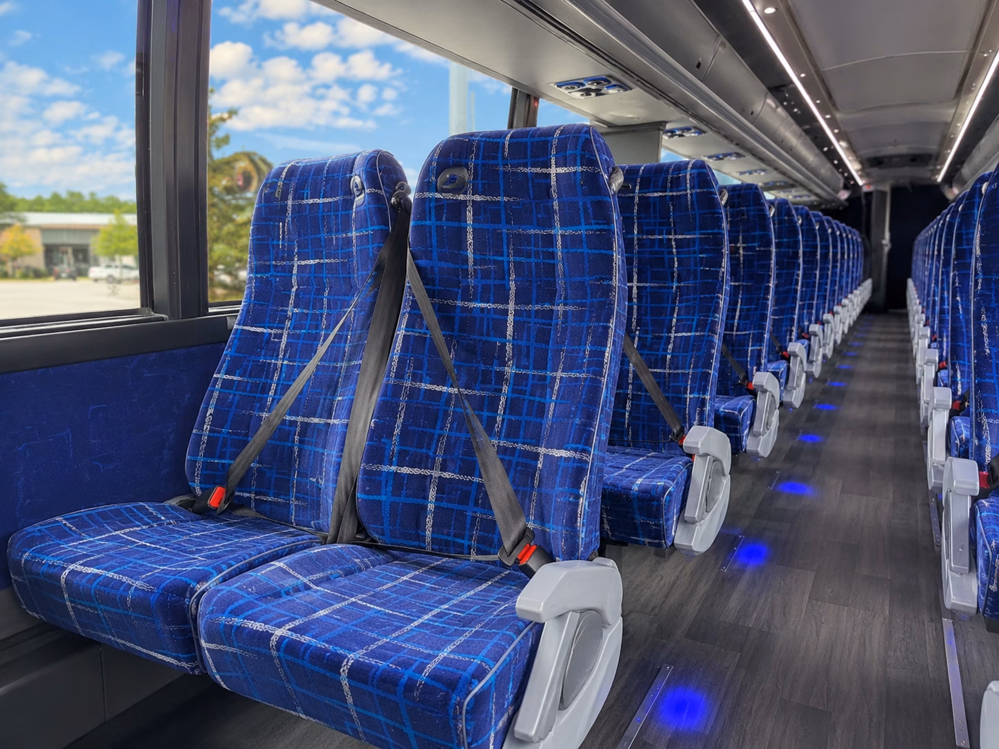 peoria long distance transportation onboard seating