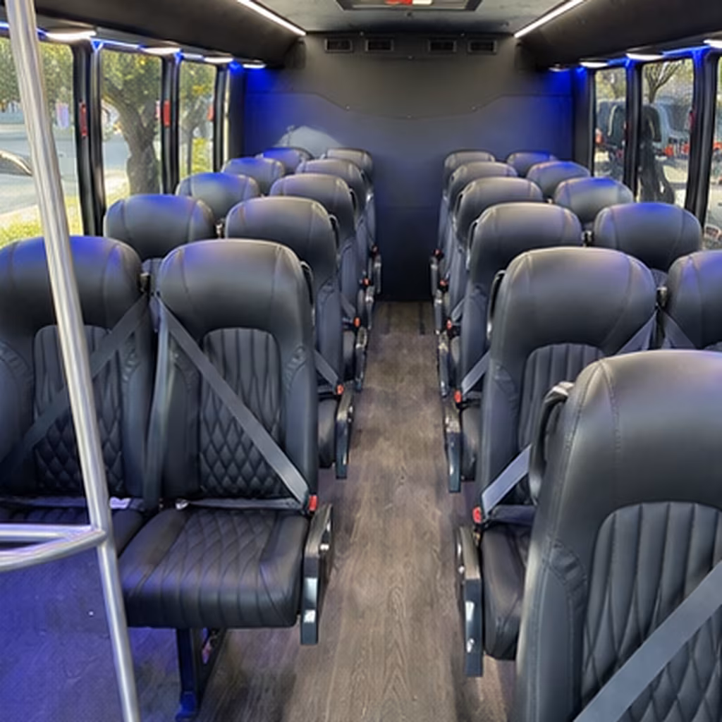 peoria religious group transportation onboard seating
